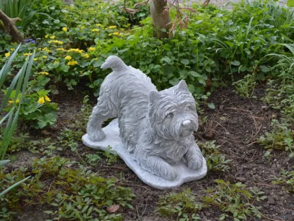 Gartendekoparadies Animaux-Statuette Yorkshire Terrier