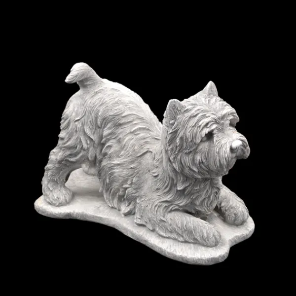 Gartendekoparadies Animaux-Statuette Yorkshire Terrier