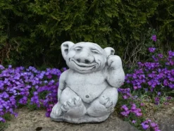 Gartendekoparadies Trolls-Troll XXL avec un doigt dans l'oreille