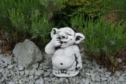 Gartendekoparadies Trolls-Troll XXL doigt dans le nez