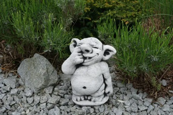 Gartendekoparadies Trolls-Troll XXL doigt dans le nez