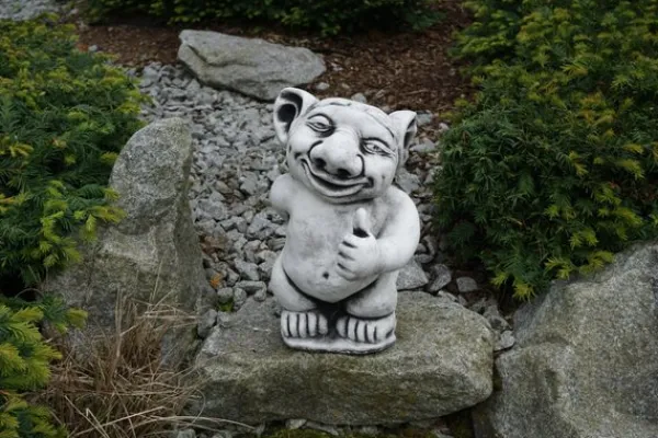 Gartendekoparadies Trolls-Troll XXL pense "tout va bien"