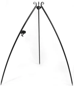 Gartendekoparadies Bols À Feu & Poêles De Jardin-Trépied 200 cm avec moulinet