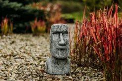 Gartendekoparadies Belle|Figures & Statues-Tête moaï : les statues de pierre de l'île de Pâques