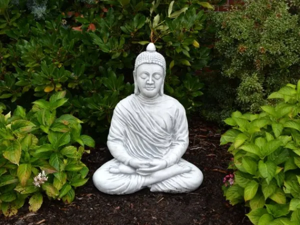 Gartendekoparadies Bouddhas-Une immense statue de Bouddha orne le jardin ou la terrasse