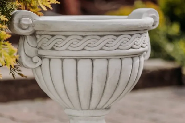 Gartendekoparadies Jardinières-Vase en pierre en lot de 2