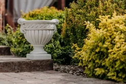 Gartendekoparadies Jardinières-Vase en pierre en lot de 2