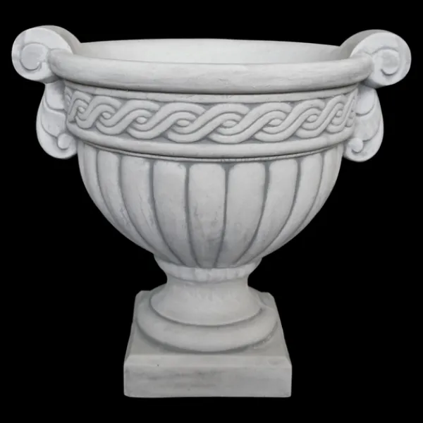 Gartendekoparadies Jardinières-Vase en pierre en lot de 2