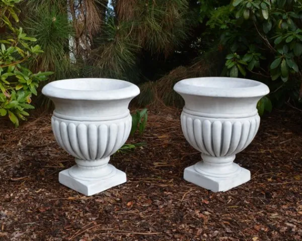 Gartendekoparadies Jardinières-Vases à plantes ronds dans un ensemble