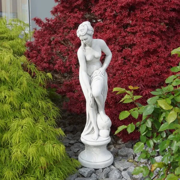 Gartendekoparadies Figures & Statues-Vénus au bain sur socle