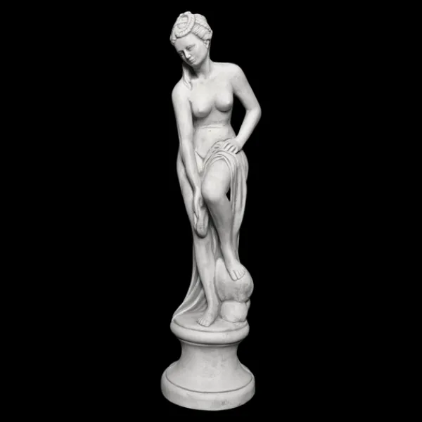Gartendekoparadies Figures & Statues-Vénus au bain sur socle