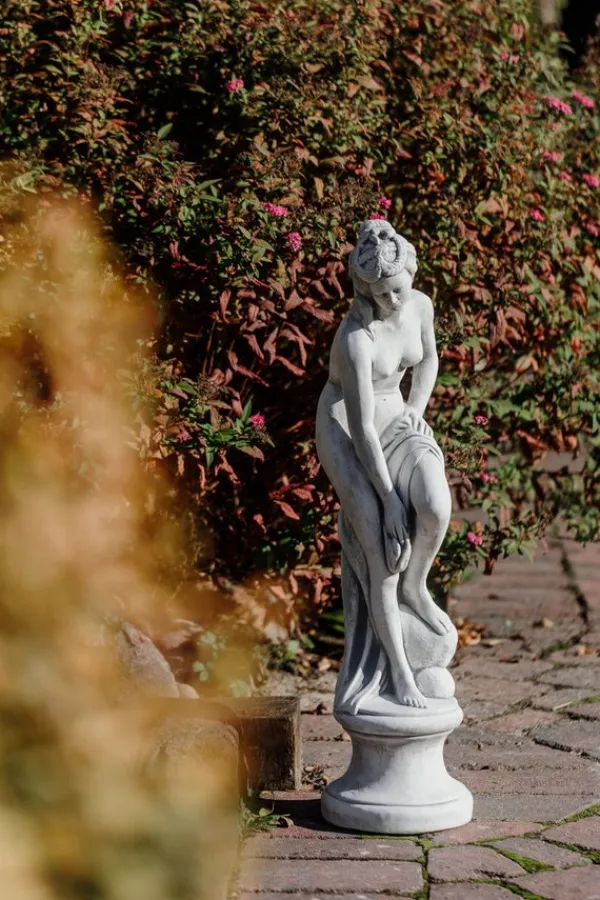 Gartendekoparadies Figures & Statues-Vénus au bain sur socle