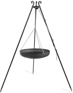 Gartendekoparadies Bols À Feu & Poêles De Jardin-Wok sur Trépied 180 cm– en acier 60 cm